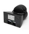 Détecteur de mouvement et de lumière PIR 1200W - IP65, noir