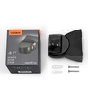 Détecteur de mouvement et de lumière PIR 1200W - IP65, noir