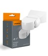 Détecteur de mouvement et de lumière PIR 1200W - IP65, blanc