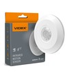 Détecteur de mouvement et de lumière PIR, 800W - Blanc, capteur encastré
