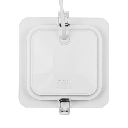 Plafonnier LED carré Dure 3 12W - CCT, IP54, 14,5x14,5 cm