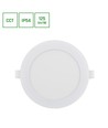 Dalle LED encastrable Dure 3 12W - CCT, IP54, Ø14,5cm, rond