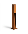 Borne de jardin Corten - 100 cm, 12W, IP65 extérieur, source lumineuse incl.