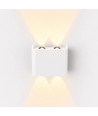 Applique murale 4W Luna haut/bas - IP54 extérieur, CCT, 3 couleurs, blanc, LED incl.