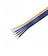 Câble 5m RGB+CCT pour ruban LED - 6x0,35 mm², 12/24V