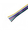Câble 20 m RGB+CCT pour ruban LED - 6×0,35 mm², 12/24V