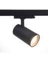 Spot sur rail triphasé 29W RA98 - 110lm/w, 38 degrés, noir
