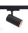 Spot sur rail triphasé 29W RA98 - 110lm/w, 38 degrés, noir