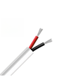 100m Câble rouge/noir, blanc rond - 2x0,35mm², 12V-24V, pour ruban LED