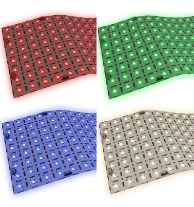 Panneau LED Pliable RGB+NW RA95 - 24V DC, IP20, 49x24cm, 45W