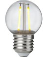 Ampoule LED E27 1,5W G45 - Filament, incassable, plastique clair, 2700K