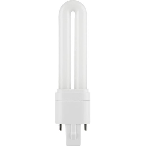 Ampoule LED G23 3W G23-SMART3 - 13,4cm, compatible ballast/direct, 4000K, verre opale