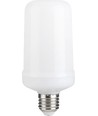 Ampoule LED E27 5W à effet flamme - 14cm, 1500K, effet scintillant