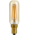 Ampoule LED tube E14 4W dimmable - 8,5cm, 2200K, Gold, filament