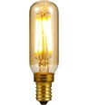 Ampoule LED tube E14 4W dimmable - 8,5cm, 2200K, Gold, filament
