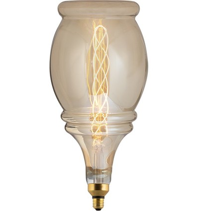 Ampoule filament E27 6W XXL Flex Bell - 250lm, dimmable, 2000K, verre doré