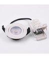 Spot encastrable 7W RA96, DimToWarm+CCT, Dimmable - Trou: Ø6,8 cm, Dim: Ø8,3 cm, Bord blanc