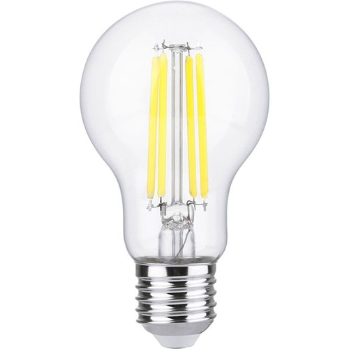 Ampoule LED filament E27 3,8W dimmable - A60, 806lm, Classe A, verre clair, 2700K