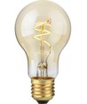 Ampoule LED E27 4,2W Slim Flex Filament dimmable - 470lm, A60, 2200K, Finition dorée