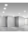 Dalle LED encastrable 24W Ø17cm - CCT 3-en-1, puce Cree, garantie 6 ans, ronde