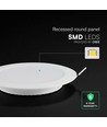 Dalle LED encastrable 24W Ø17cm - CCT 3-en-1, puce Cree, garantie 6 ans, ronde