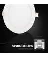 Dalle LED encastrable 24W Ø17cm - CCT 3-en-1, puce Cree, garantie 6 ans, ronde
