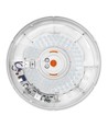 Plafonnier LED 30W avec détecteur - 5CCT, bord blanc, capteur de mouvement intégré
