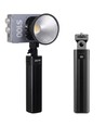 Éclairage studio compact 100W photo & vidéo incl. poignée batterie - Dimmable, CCT