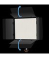 Panneau LED 200W photo et vidéo - Avec volets, CCT réglable et 8 effets