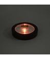 Sous-verre LED RGB rechargeable - Noir, IP54 extérieur