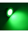 Spot encastrable 13W Ø11,4cm RGB+CCT RA93 - 24V DC, Trou: Ø9,5 cm, Dim: Ø11,4 cm, Bord blanc