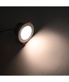 Spot encastrable 13W Ø11,4cm RGB+CCT RA93 - 24V DC, Trou: Ø9,5 cm, Dim: Ø11,4 cm, Bord blanc