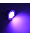 Spot encastrable 13W Ø11,4cm RGB+CCT RA93 - 24V DC, Trou: Ø9,5 cm, Dim: Ø11,4 cm, Bord blanc