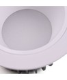 Spot encastrable 13W Ø11,4cm RGB+CCT RA93 - 24V DC, Trou: Ø9,5 cm, Dim: Ø11,4 cm, Bord blanc