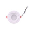 Spot encastrable 13W Ø11,4cm RGB+CCT RA93 - 24V DC, Trou: Ø9,5 cm, Dim: Ø11,4 cm, Bord blanc