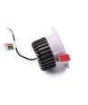 Spot encastrable 13W Ø11,4cm RGB+CCT RA93 - 24V DC, Trou: Ø9,5 cm, Dim: Ø11,4 cm, Bord blanc