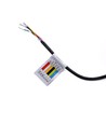 Spot encastrable 13W Ø11,4cm RGB+CCT RA93 - 24V DC, Trou: Ø9,5 cm, Dim: Ø11,4 cm, Bord blanc