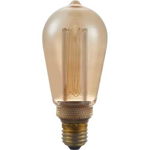 Ampoule LED E27 3,5W dimmable - ST64, Vintage Rustika, 1800K, verre doré, 100lm