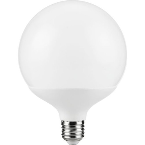 Ampoule LED globe E27 18W dimmable - G120, 2100lm, verre opale, 2700K