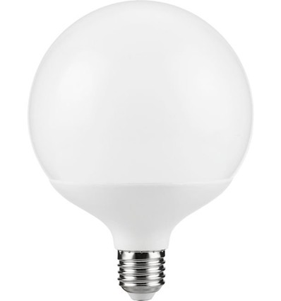 Ampoule LED globe E27 18W dimmable - G120, 2100lm, verre opale, 2700K