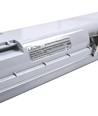 Réglette industrielle 150cm - Pour 2x tubes LED T8 150cm, IP65 étanche, câblage traversant