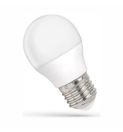 Ampoule LED E27 4W Sphérique - Verre dépoli