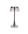 Lampe de table LED rechargeable - Argent, tactile dimmable, CCT, IP54