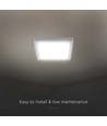Panneau LED carré 6W en saillie - CCT, Backlit, puce Cree, garantie 6 ans