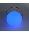 Lampe de table LED RGB rechargeable - Blanc, télécommande incl., IP54 extérieur
