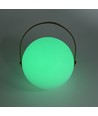 Lampe de table LED RGB rechargeable - Blanc, télécommande incl., IP54 extérieur