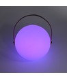 Lampe de table LED RGB rechargeable - Blanc, télécommande incl., IP54 extérieur
