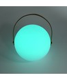 Lampe de table LED RGB rechargeable - Blanc, télécommande incl., IP54 extérieur