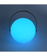 Lampe de table LED RGB rechargeable - Blanc, télécommande incl., IP54 extérieur
