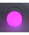 Lampe de table LED RGB rechargeable - Blanc, télécommande incl., IP54 extérieur